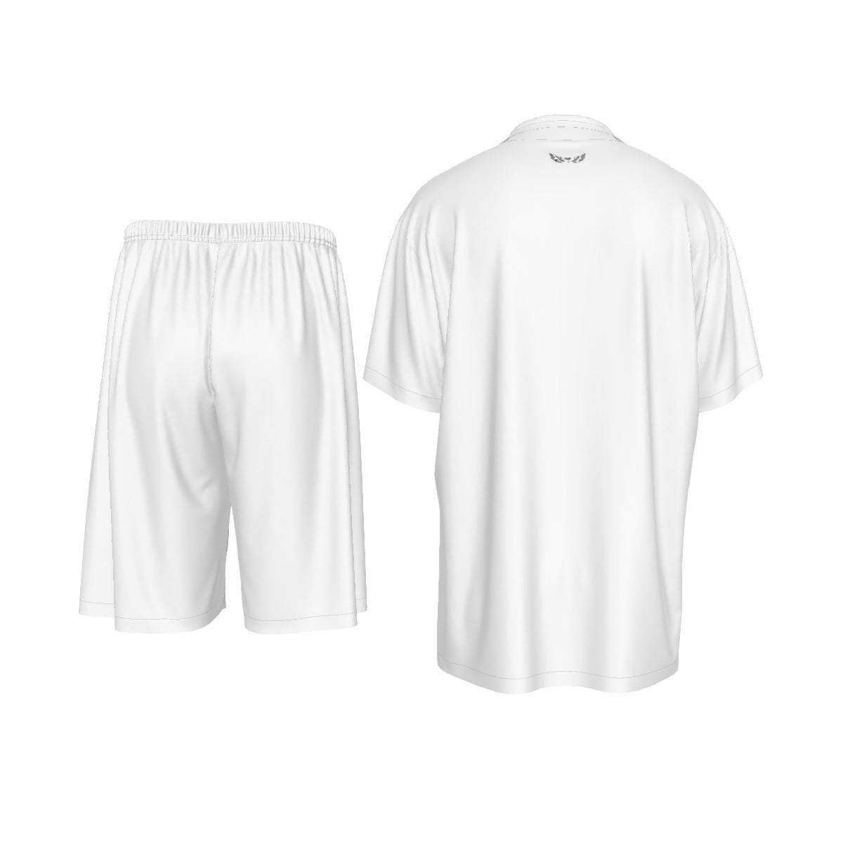 ONE GOD - White and Black Shirt and Short Set