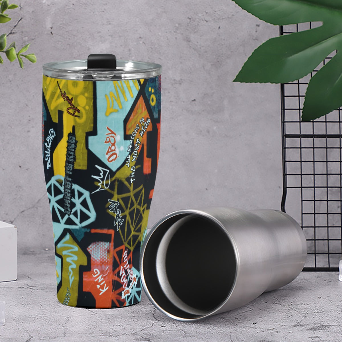 GRAFFITI GOD 30OZ Cone Tumbler