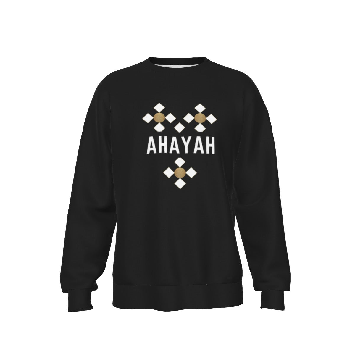 AHAYAH - I AM THAT I AM EXODUS 3:14 Thick Black Sweater