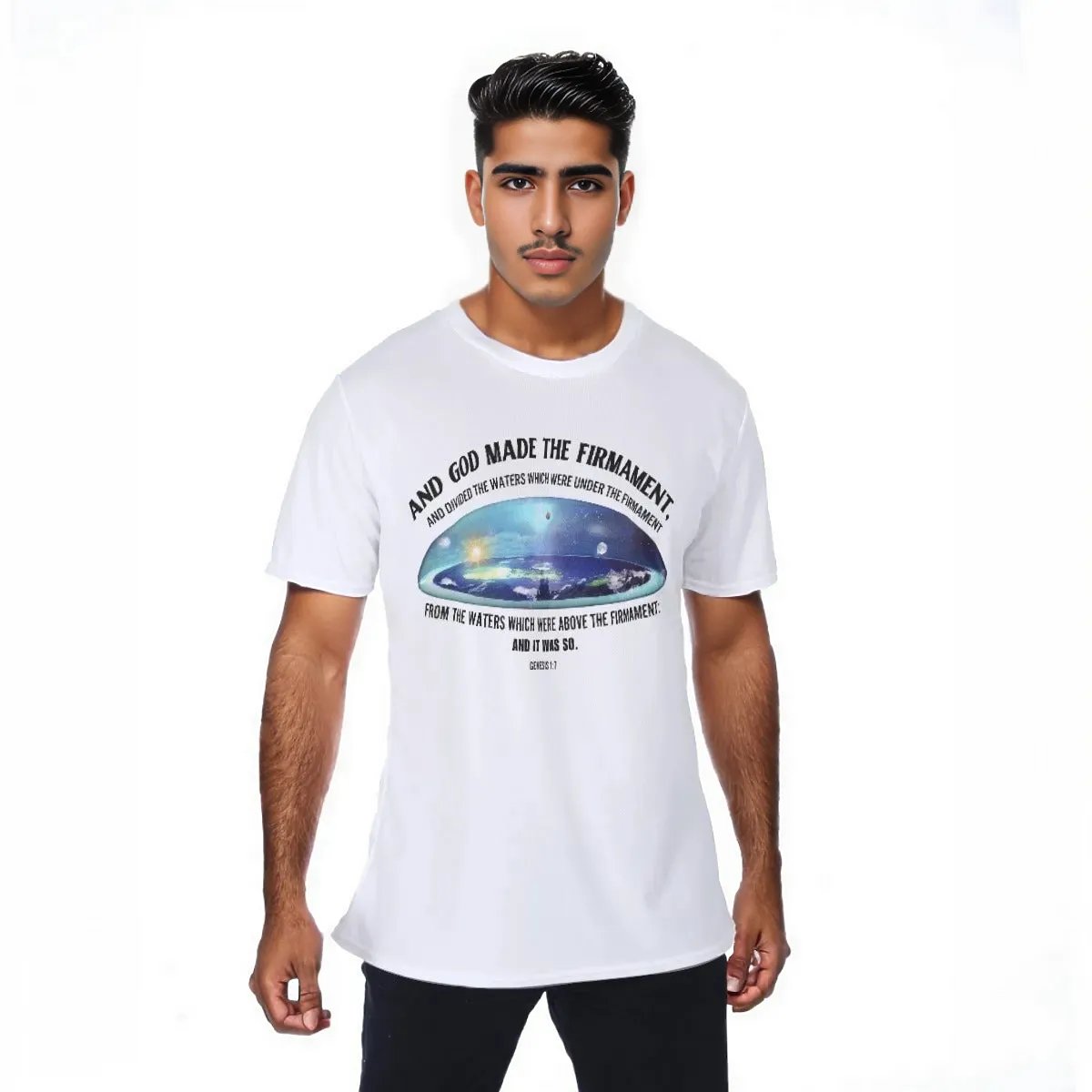 FIRMAMENT Genesis 1:7 Scripture T Shirt