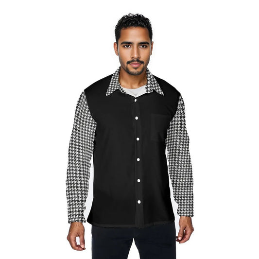 PRAY WITHOUT CEASING Houndstooth Plaid Long Sleeve Shirt