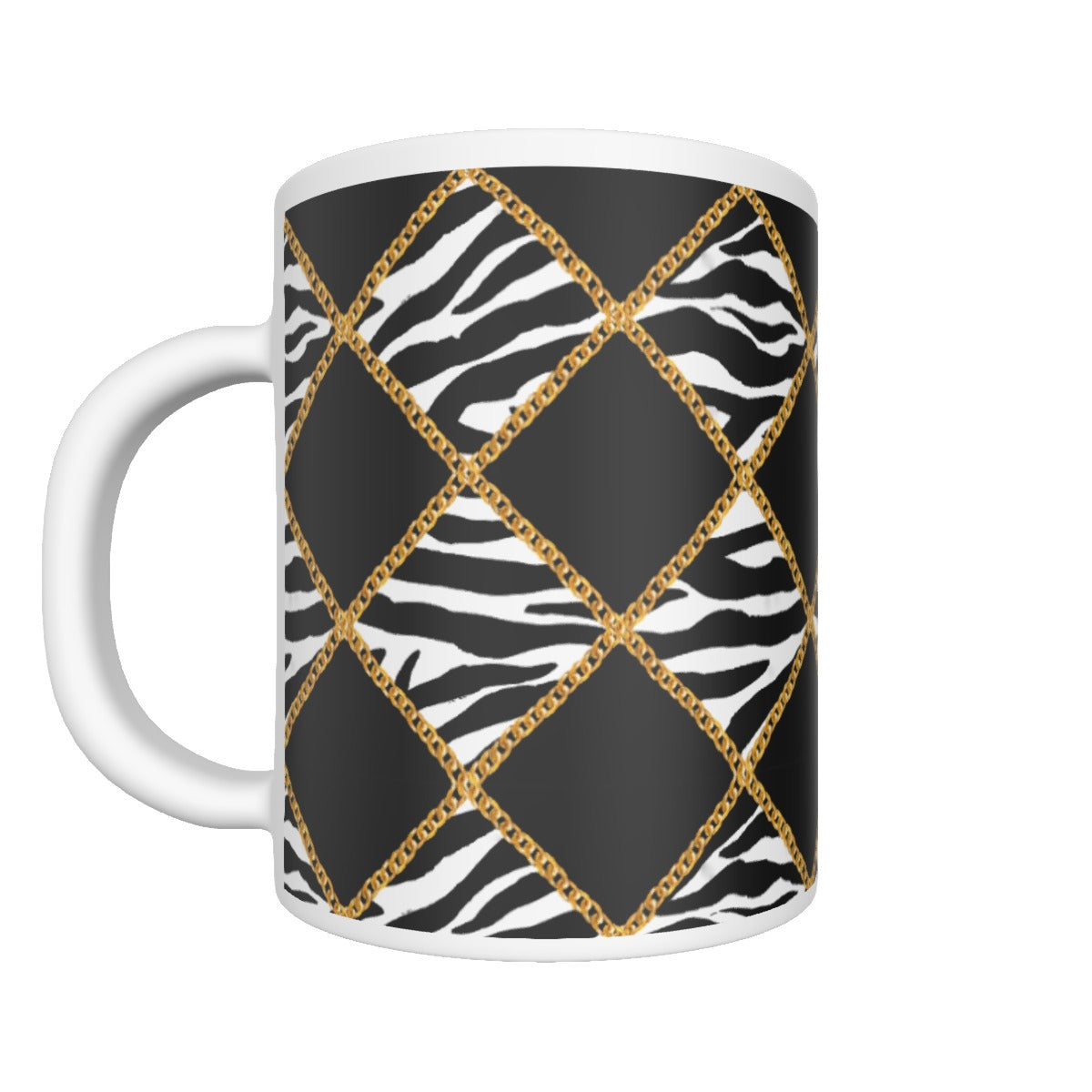 PROVERBS 31 Woman Zebra Chain Pattern Print Mug