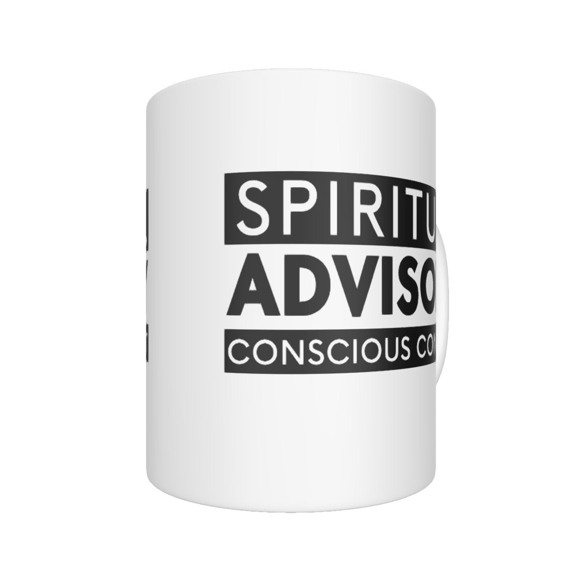 SPIRITUAL ADVISORY CONSCIOUS CONTENT Print Mug