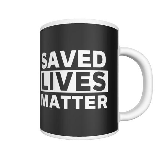 SAVED LIVES MATTER Paisley Mug - WearYnobe