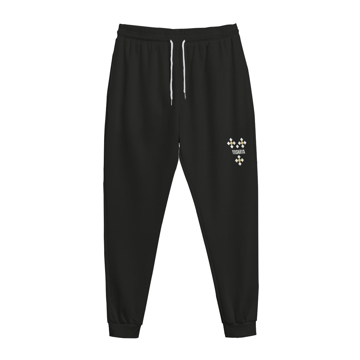 YASHAYA Y Icon Black Sweatpants