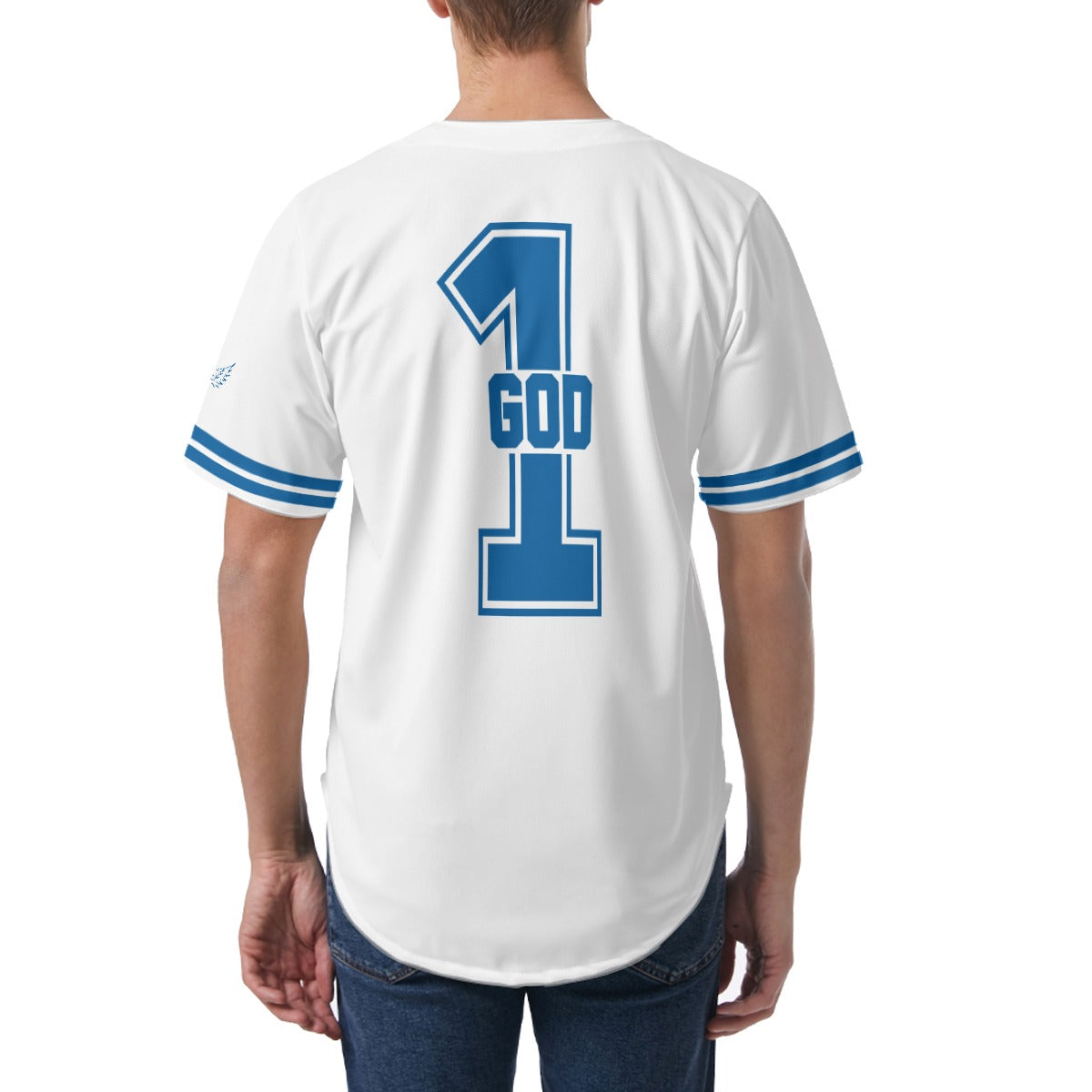 LA LORD ALMIGHTY 1 GOD Revelation 1:8  Baseball Jersey