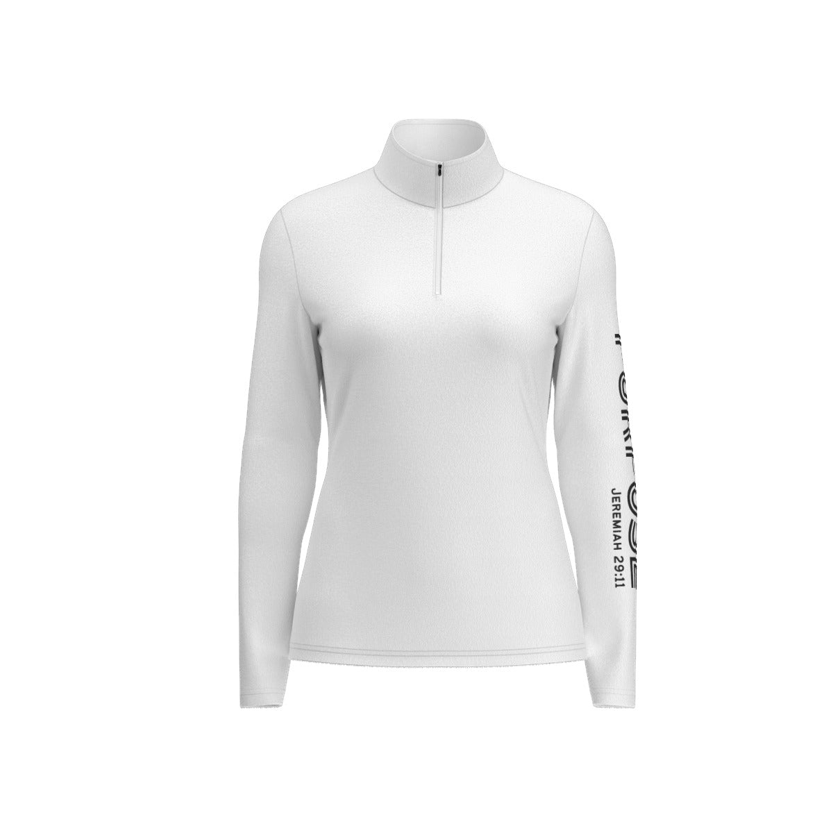 Women's PURPOSE Jeremiah 29:11 Sports Collar Long Sleeve Jersey Shirt