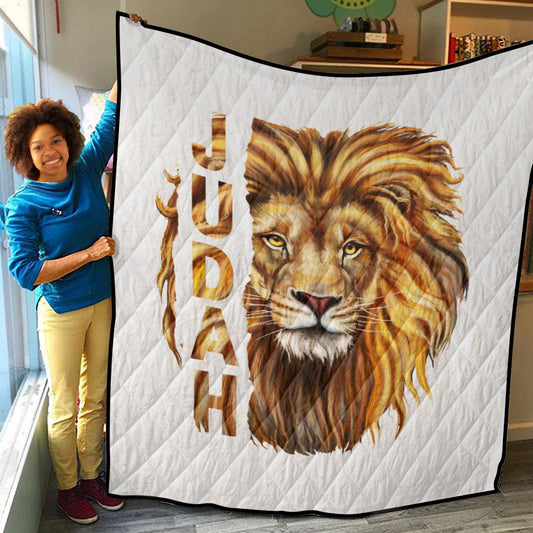 JUDAH LION White Quilt