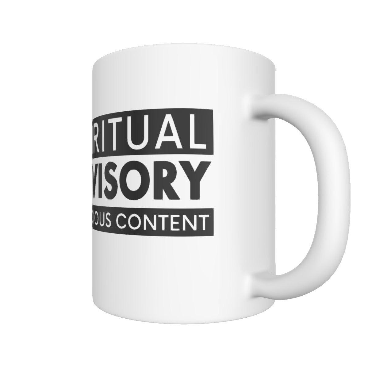 SPIRITUAL ADVISORY CONSCIOUS CONTENT Print Mug