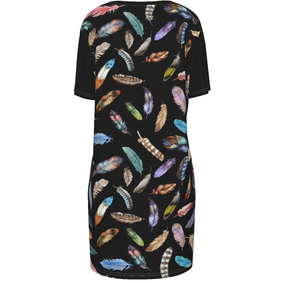 BELIEVE John 3:16 Feather Print Dress