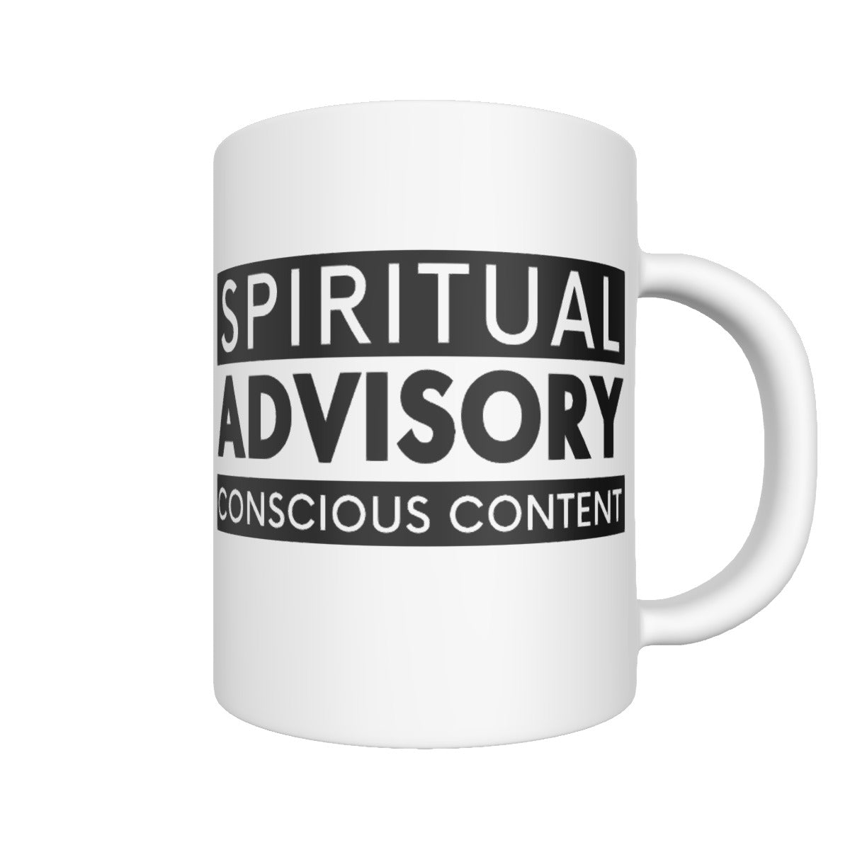 SPIRITUAL ADVISORY CONSCIOUS CONTENT Print Mug