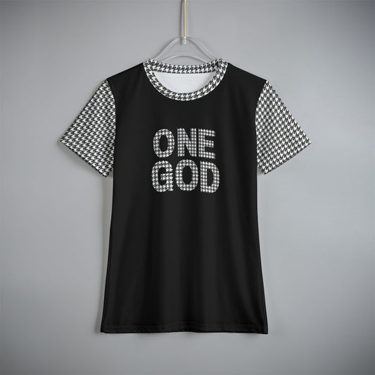 ONE GOD Houndstooth Kid's T Shirt