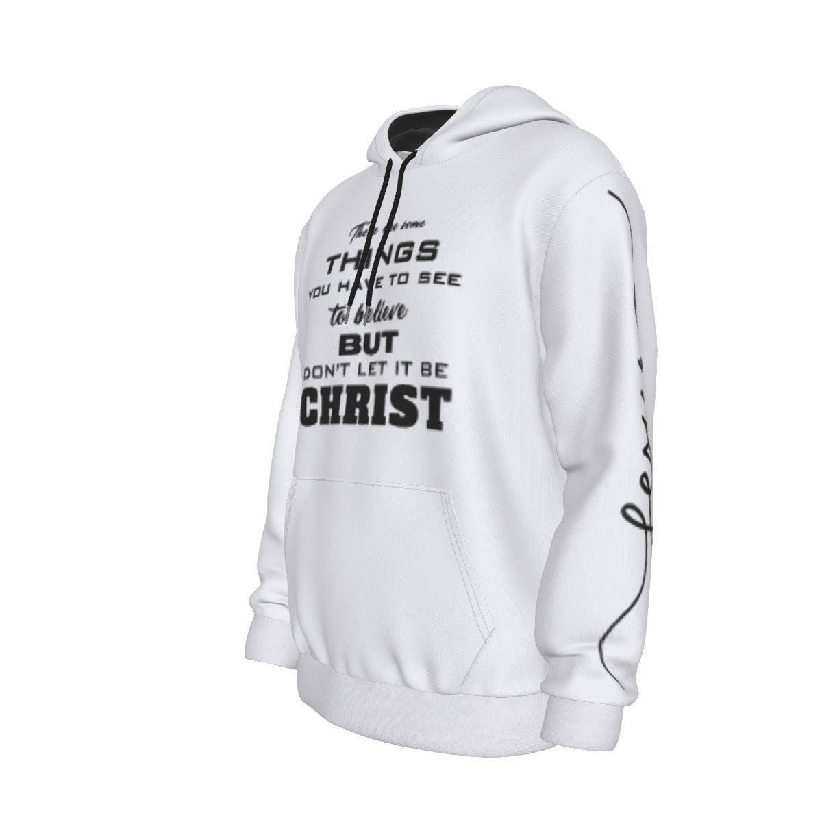 THERE ARE THINGS YOU HAVE TO SEE TO BELIEVE - DON'T LET IT BE CHRIST Men's Micro Fleece Hoodie