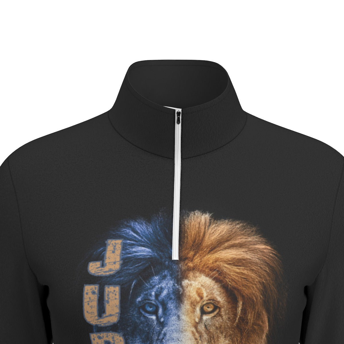 Women's JUDAH LION Sports Collar Long Sleeve Jersey Shirt