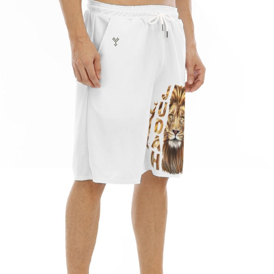 JUDAH LION Basketball Shorts with Drawstrings