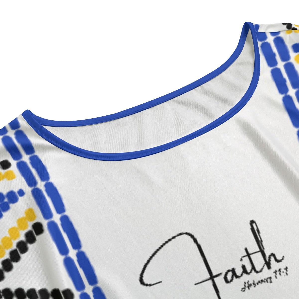 FAITH Hebrews 11:1 Scripture Multicolor Pattern Dress