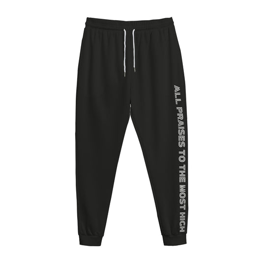 ALL PRAISES TO THE MOST HIGH Black Sweatpants