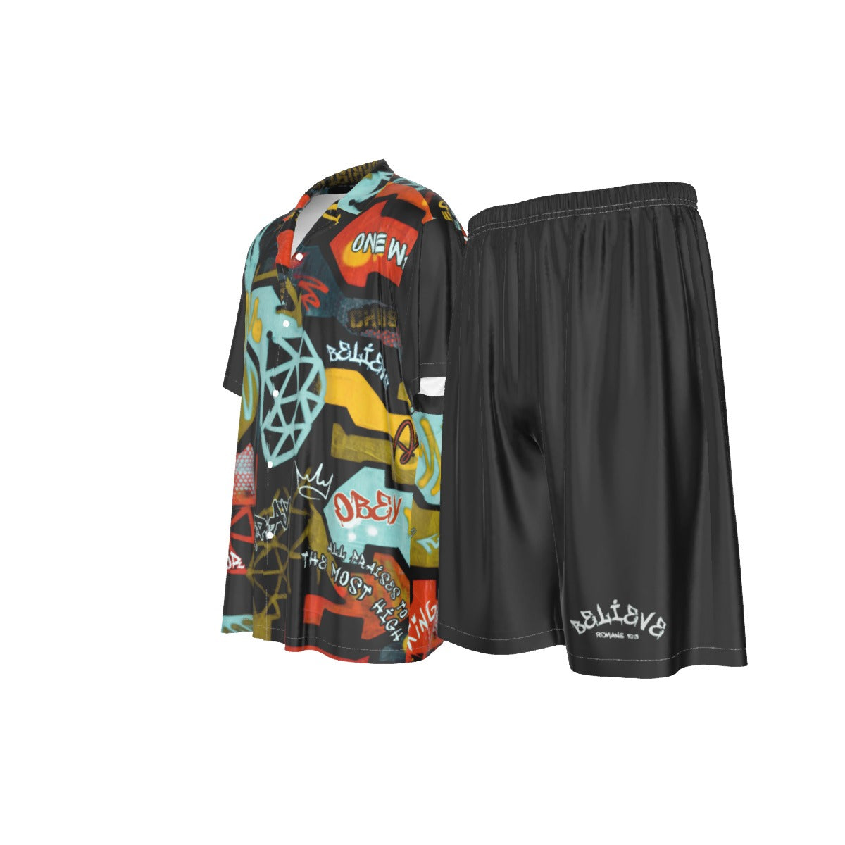 GRAFFITI GOD - Shirt and Short Set