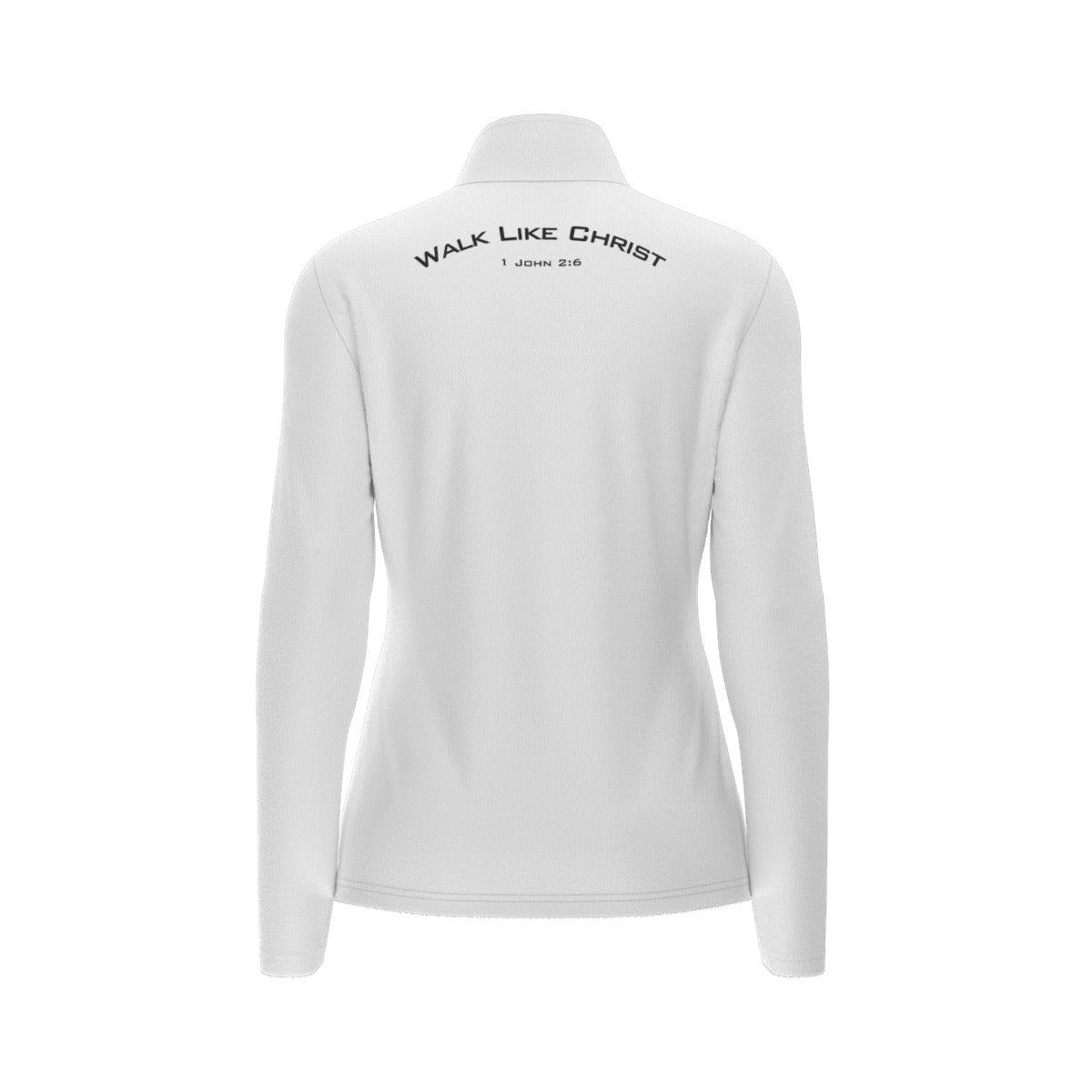 Women's WALK LIKE CHRIST Sleeve Sports Collar Long Sleeve Jersey Shirt