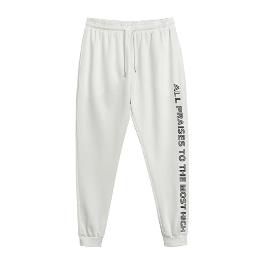 ALL PRAISES TO THE MOST HIGH White Sweatpants