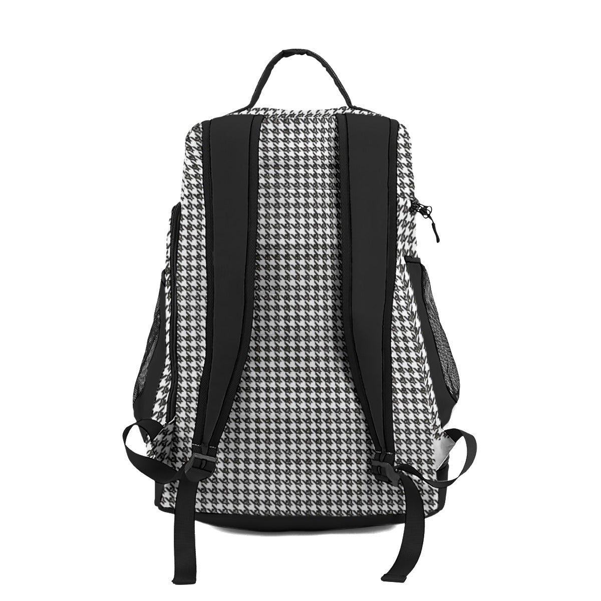 ONE GOD Houndstooth Print Multifunctional Backpack