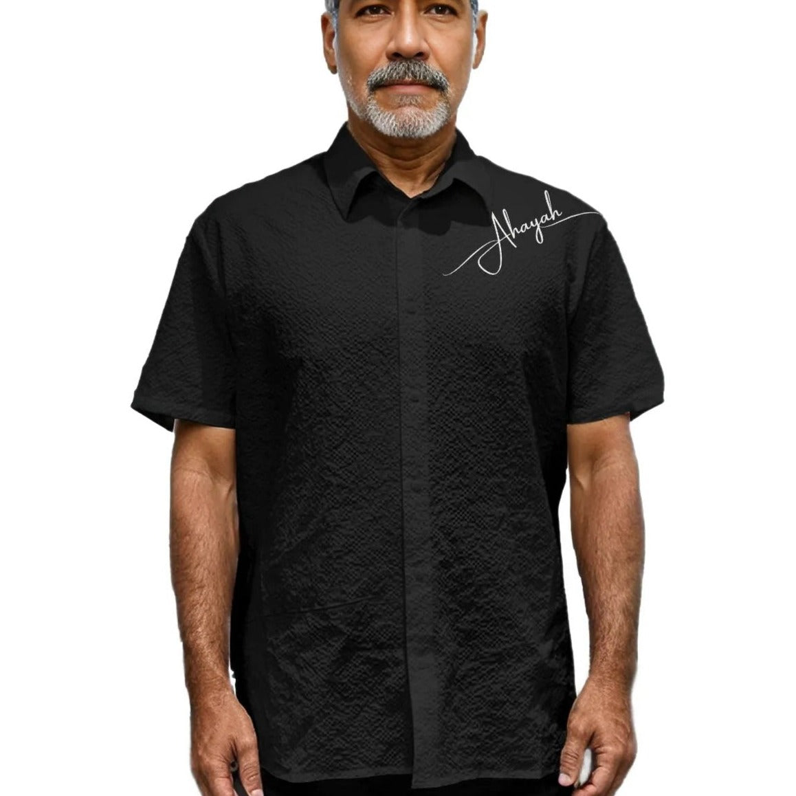 AHAYAH Black Short Sleeve Shirt