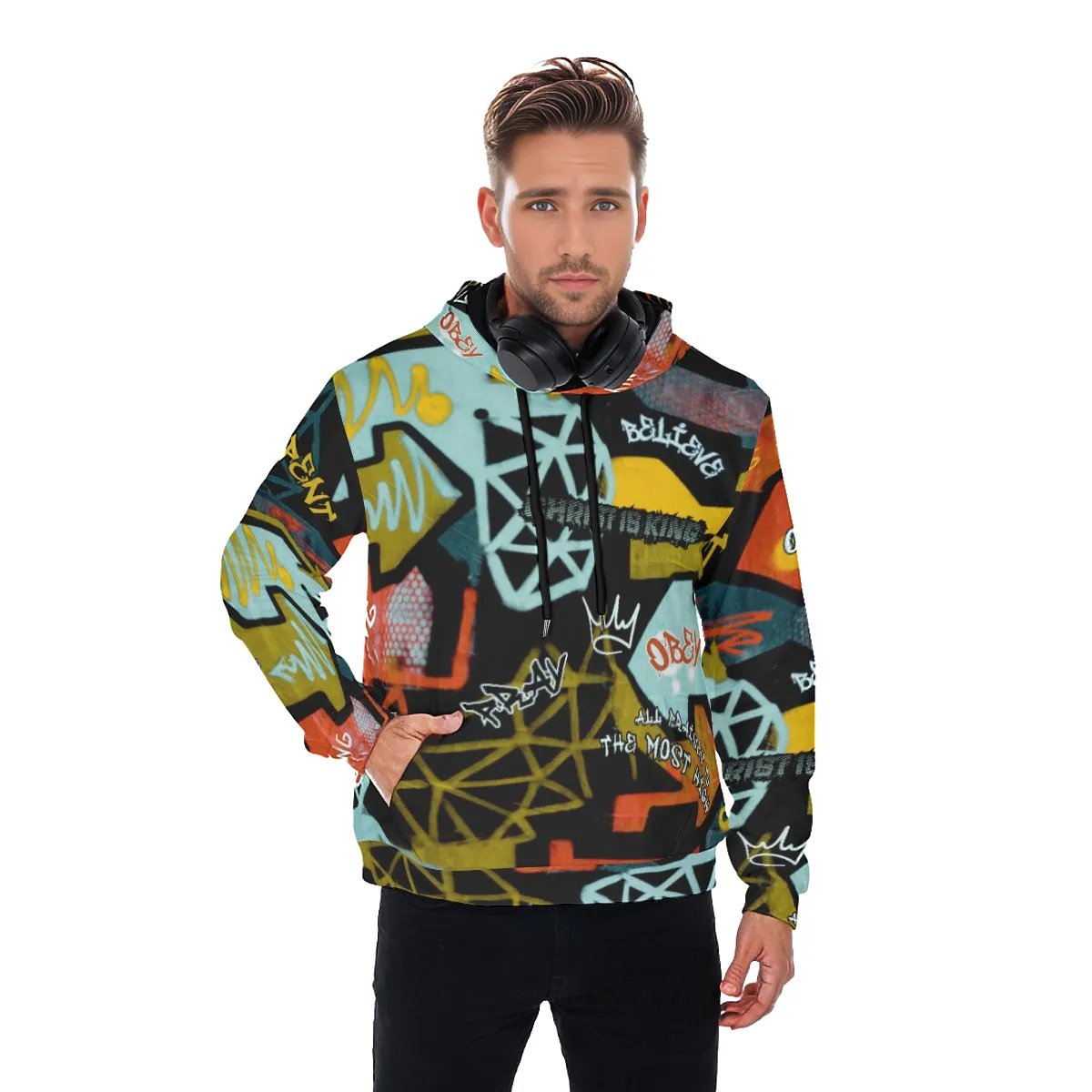 GRAFFITI GOD Micro Fleece Hoodie