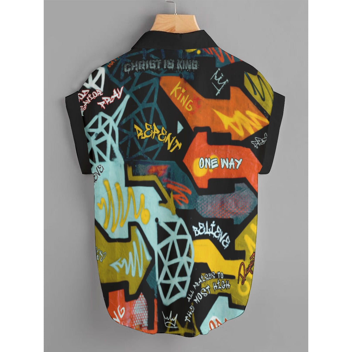 GRAFFITI GOD Collar T Shirt