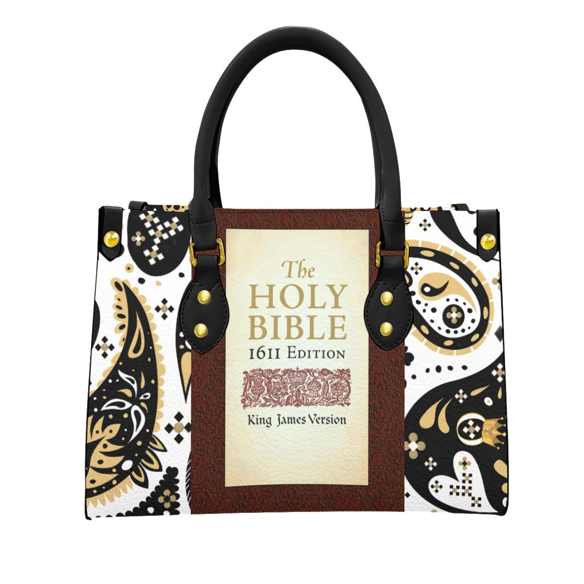 1611 Edition KJV Print Tote Handle Bag