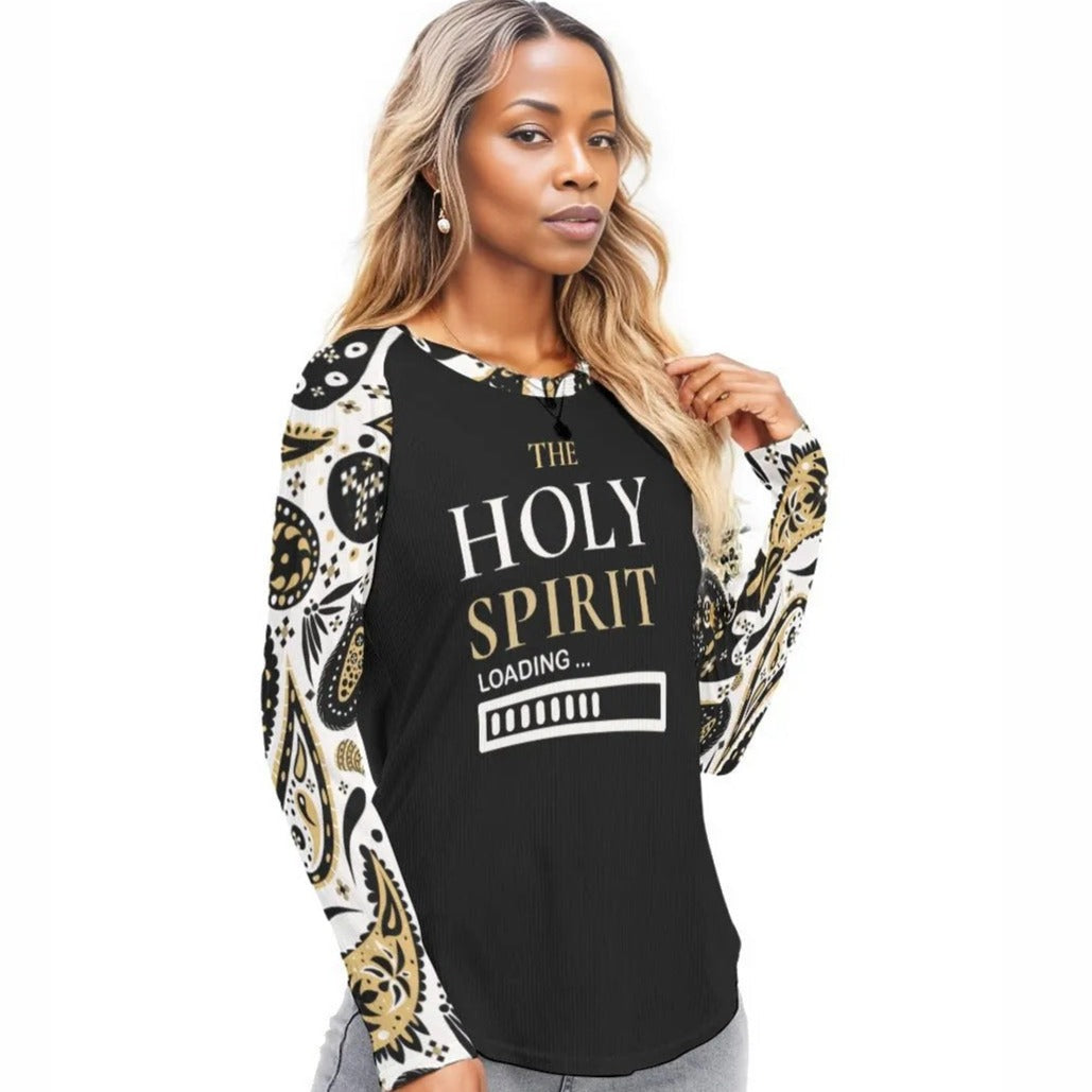 THE HOLY SPIRIT LOADING Paisley Long Sleeves Shirt