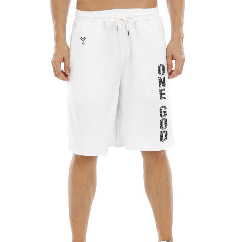 ONE GOD Loose Basketball Shorts with Drawstrings