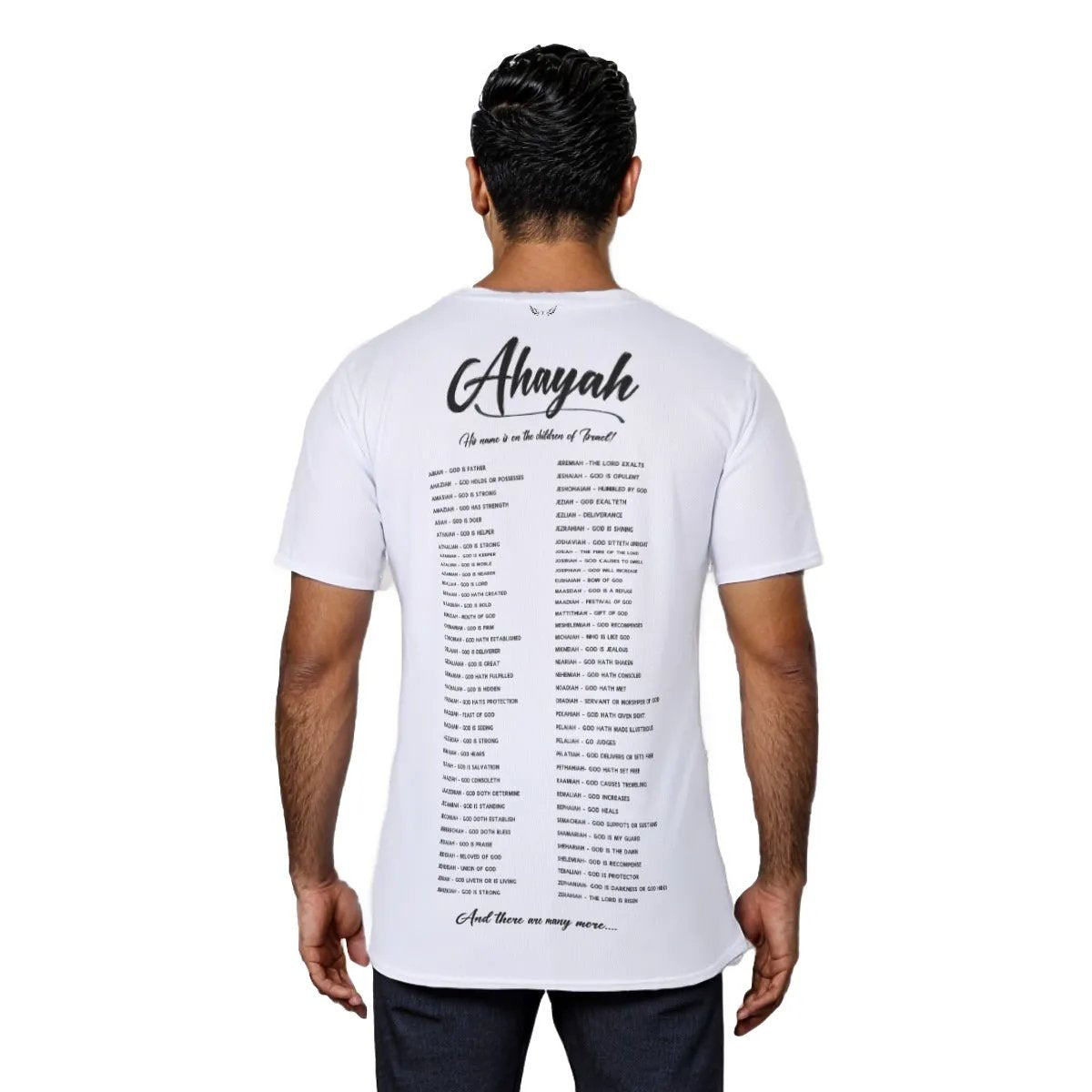 NUMBERS 6:27 AHAYAH Name On The Children Of Israel White T Shirt