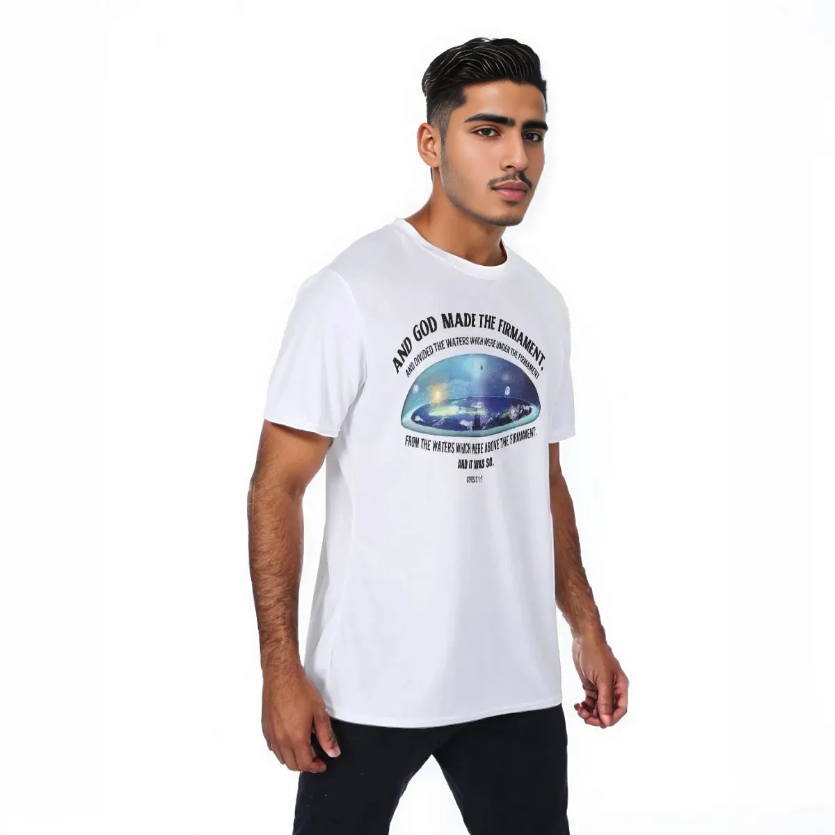 FIRMAMENT Genesis 1:7 Scripture T Shirt