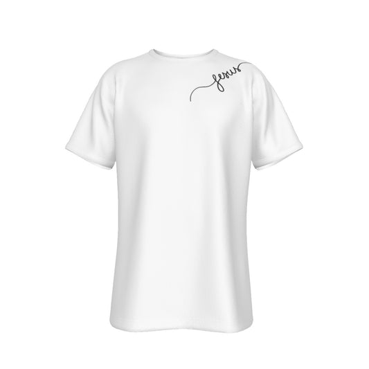 JESUS Shoulder White T Shirt