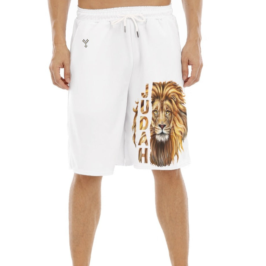 JUDAH LION Basketball Shorts with Drawstrings