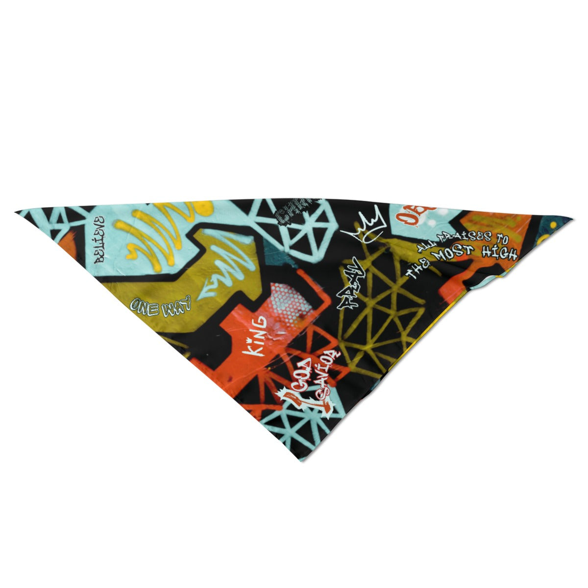 GRAFFITI GOD Silk Bandanna Scarf Wrap