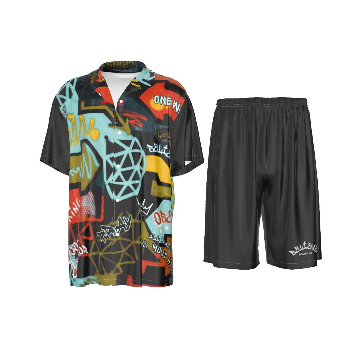 GRAFFITI GOD - Shirt and Short Set