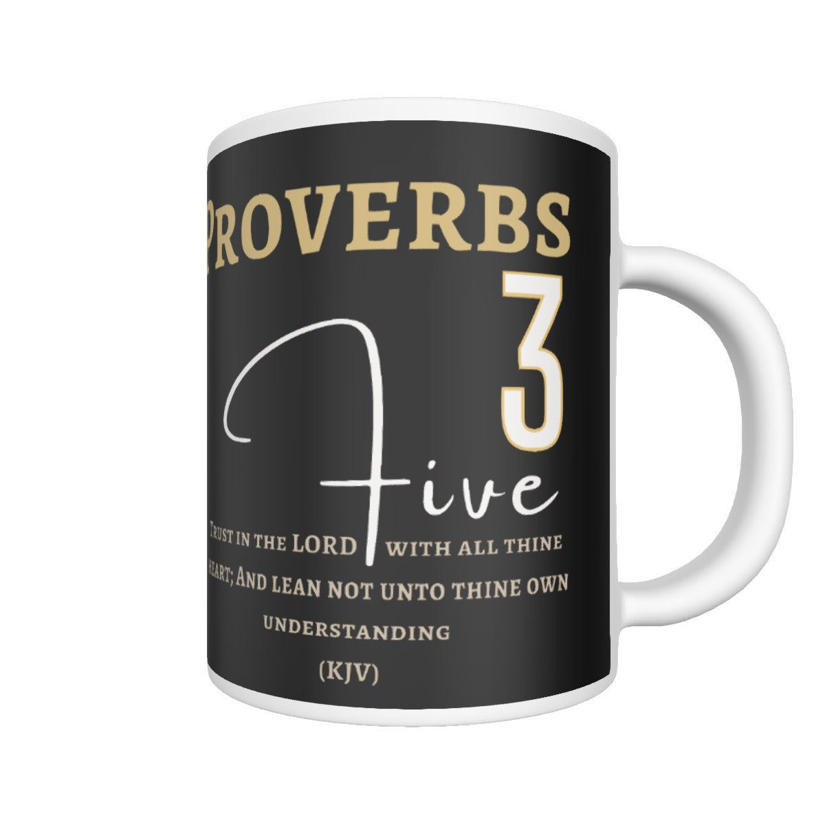 Proverbs 3:5 Scripture Mug