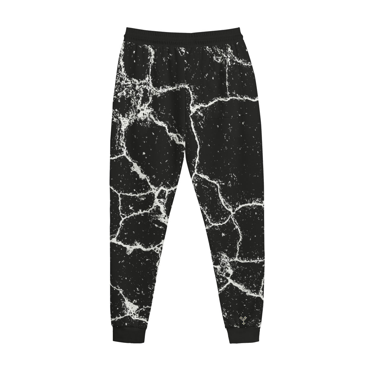 RIGHTEOUS Black Lightening Pattern Print Sweatpants