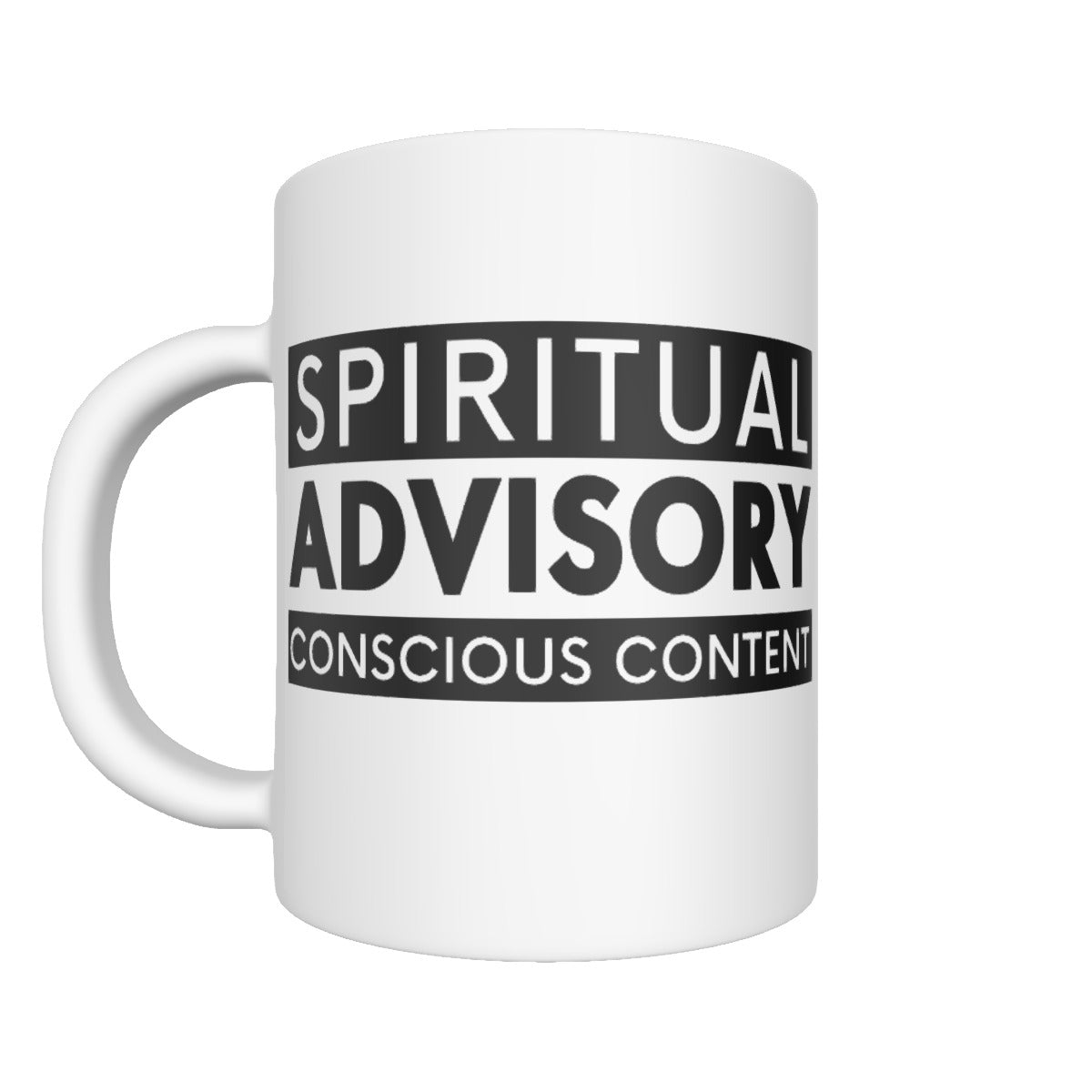 SPIRITUAL ADVISORY CONSCIOUS CONTENT Print Mug