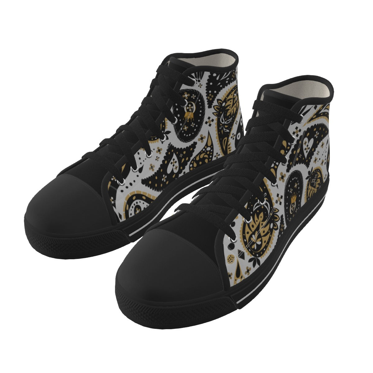 Paisley High Top Canvas Chucks