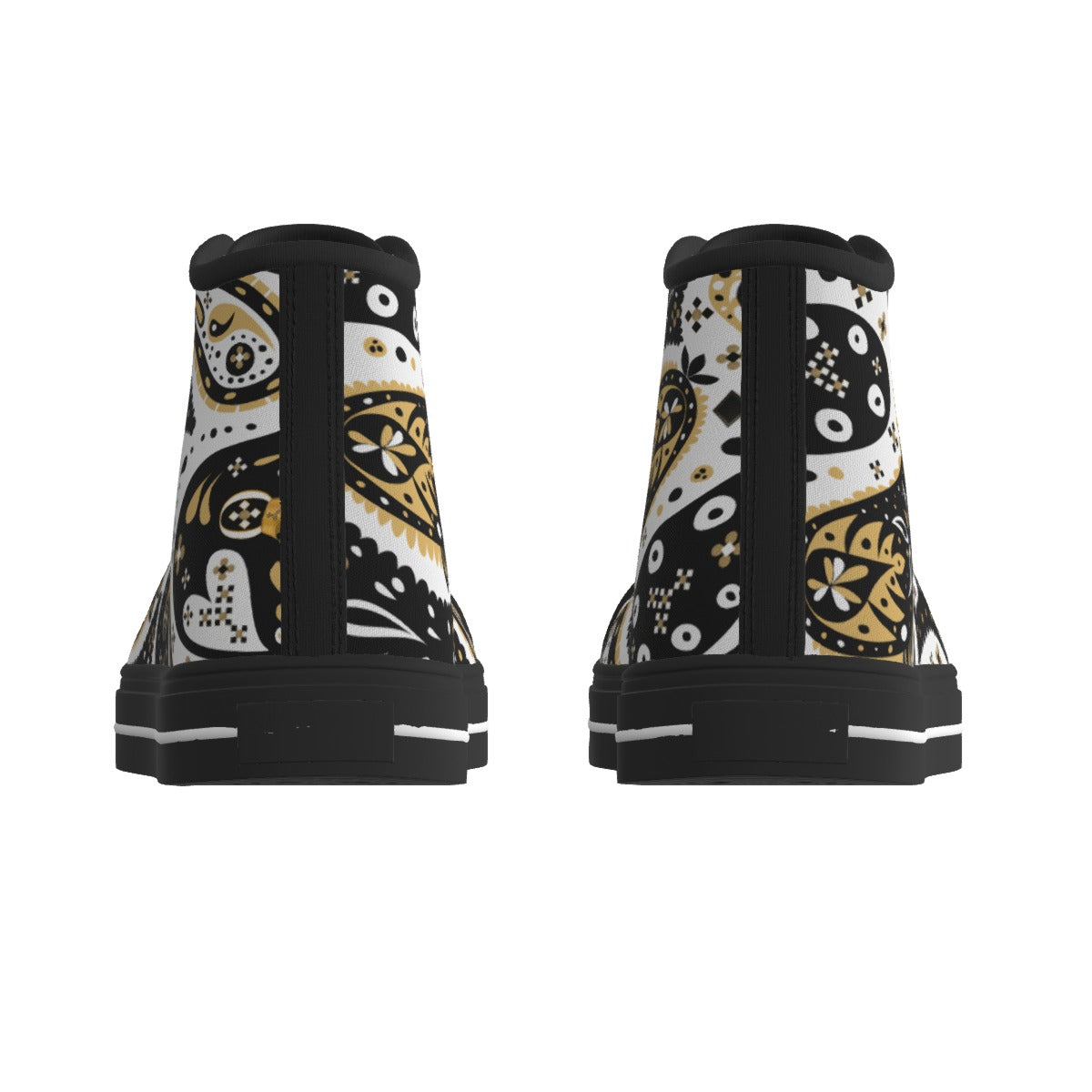 Paisley High Top Canvas Chucks