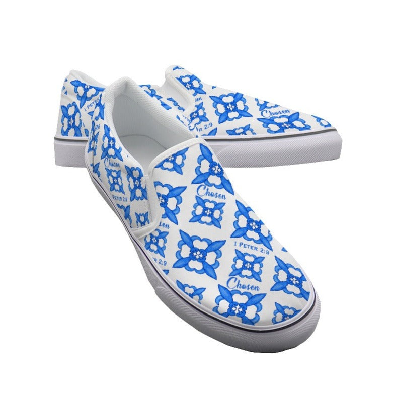 Women's CHOSEN 1 Peter 2:9 Slip On Sneakers