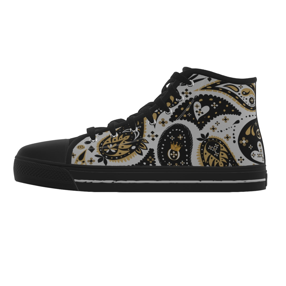 Paisley High Top Canvas Chucks