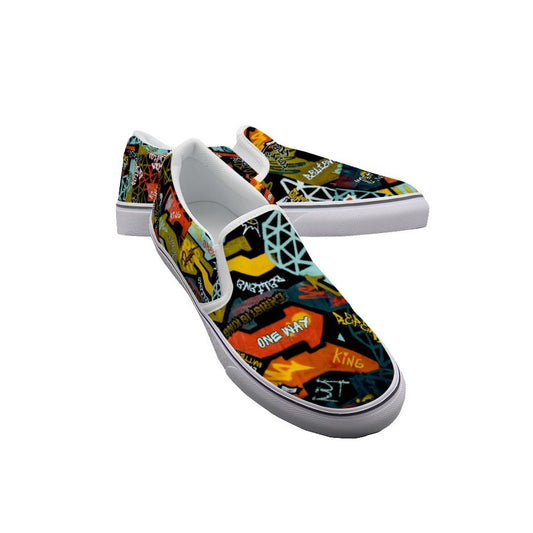 WOMEN'S GRAFFITI GOD Slip On Sneakers