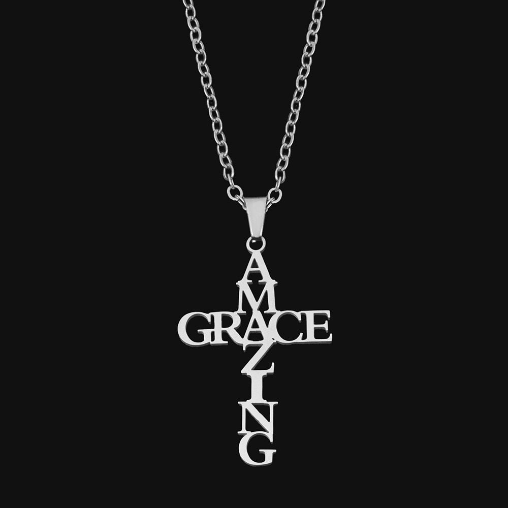 Amazing Graze Stainless Steel Necklace