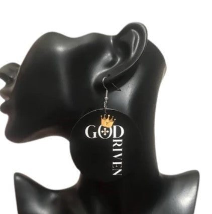 GOD DRIVEN EARRINGS - WearYnobe