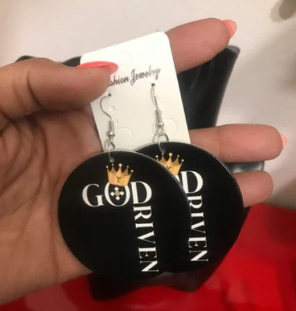 GOD DRIVEN EARRINGS - WearYnobe