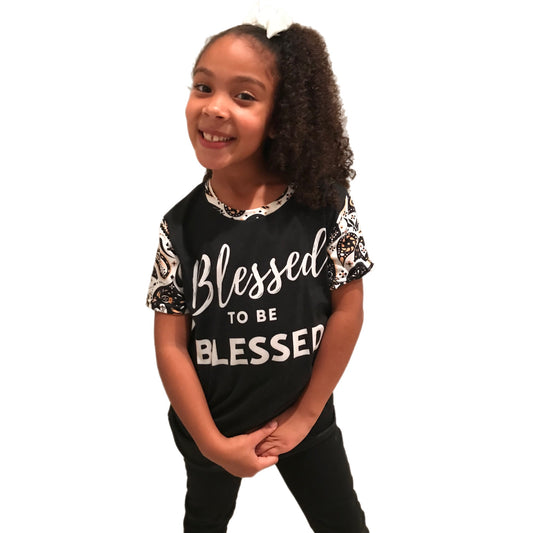 BLESSED TO BE BLESSED Kid's T-Shirt